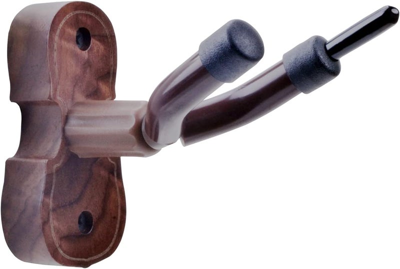KingPoint Violin Viola Wall Mount Hanger, Hook,Rose Wood holder,hooks,with Bow Hook,Home & Studio Wall Mount Violin Hangers - Image 1